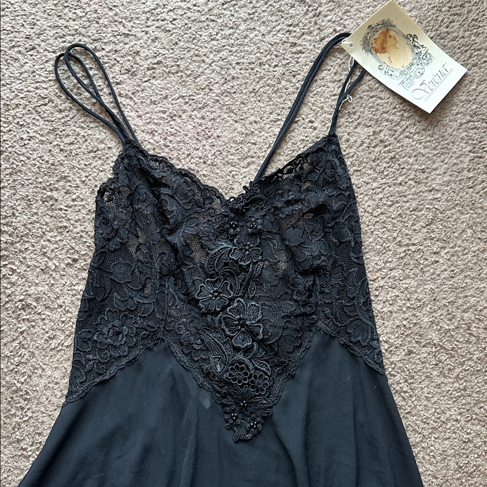 NWT Vintage Verena Elegant Black Lace Women's Lingerie - Picture 2 of 7
